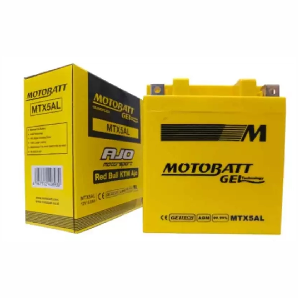 Motobatt Aki MTX5AL GM5Z-3B 6Ah (120*59*131mm)