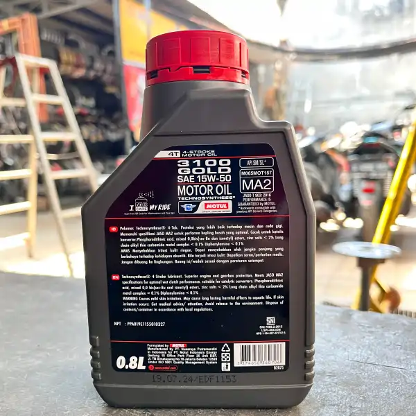 MOTUL 3100 Gold 10W40 15W50 0.8L