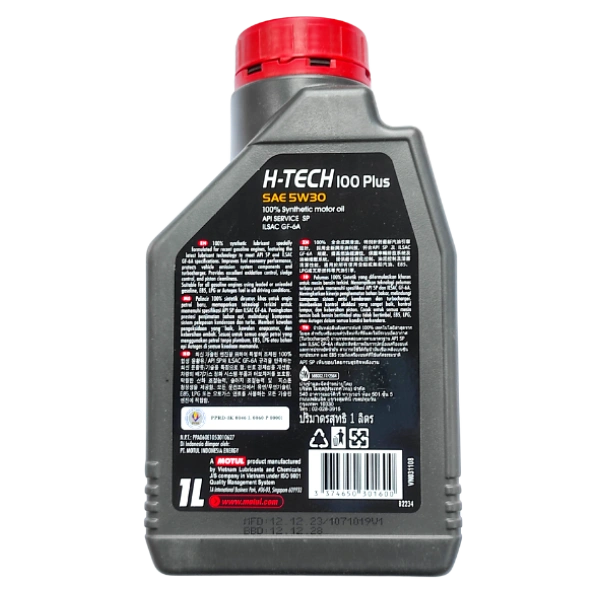 MOTUL H-Tech 100 Plus 5W30 Oli 1L