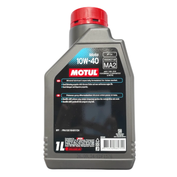 MOTUL Moto 4T 10W40 Oli 1L