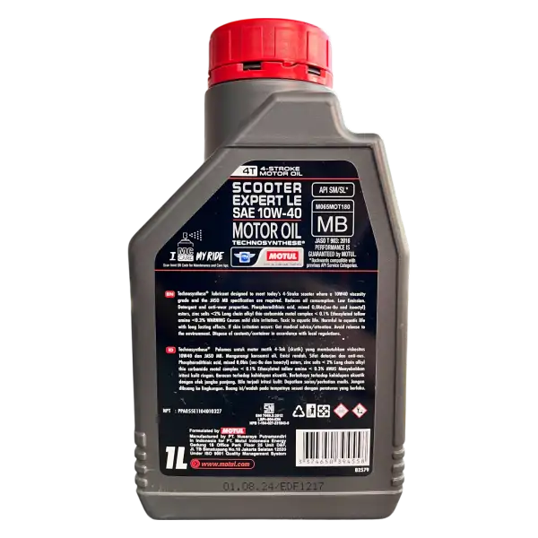 MOTUL Scooter Expert LE 10W40 Oli 1L