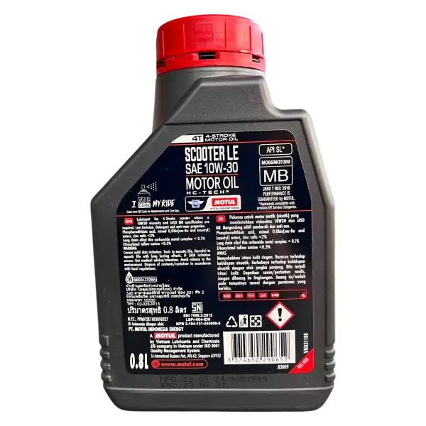 MOTUL Scooter LE 10W30 0.8L