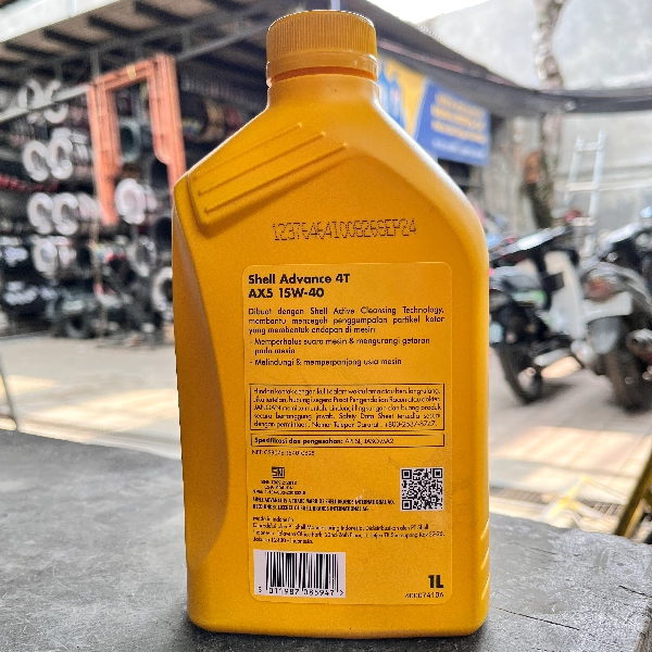 SHELL AX5 15W40 Oli Sport 1L