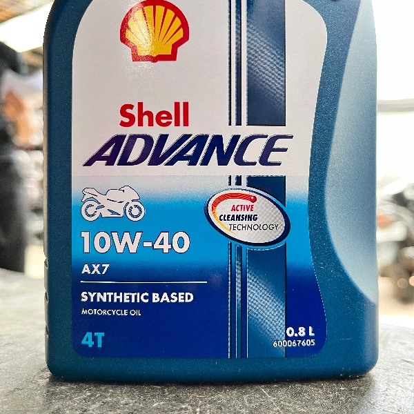 SHELL AX7 Bebek 10W40 Oli 0.8L