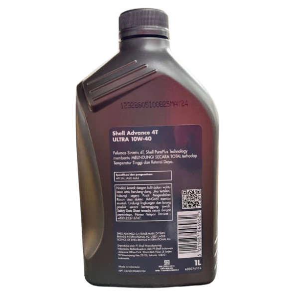 SHELL Ultra 4T 10W40 Oli 1L