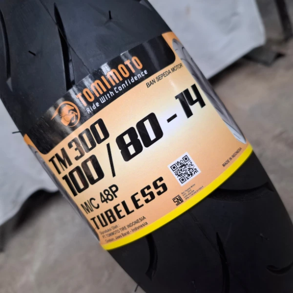 TOMIMOTO Ban Tubeless 100/80-14 TM300