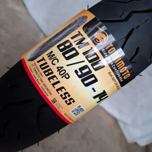 TOMIMOTO Ban Tubeless 80/90-14 TM100