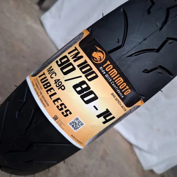 TOMIMOTO Ban Tubeless 90/80-14 TM100