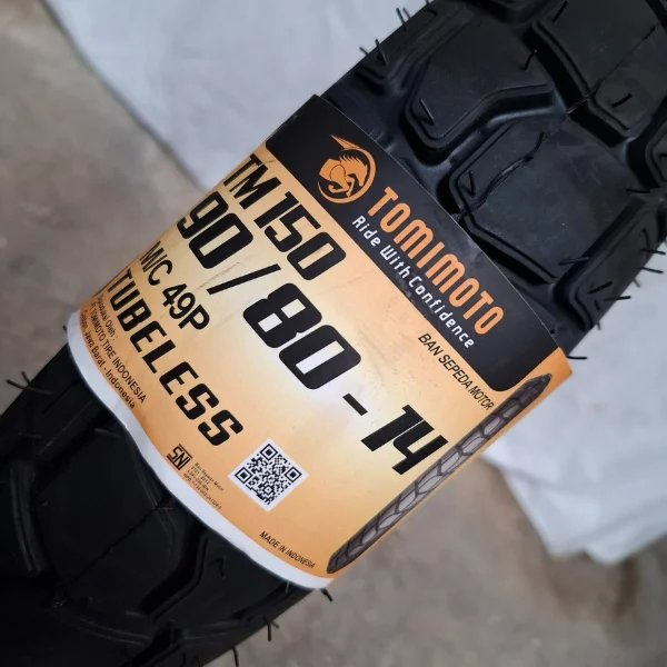 TOMIMOTO Ban Tubeless 90/80-14 TM325