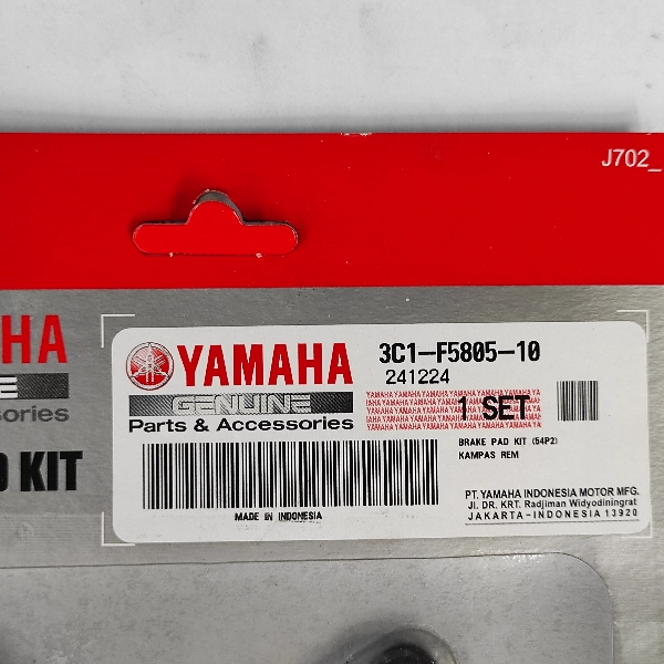 YGP Disc Pad MX Xeon Vixion Nmax Belakang 3C1