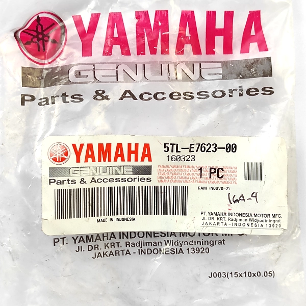 YGP Plate Mio Tutup Rumah Roller Ori 5TL